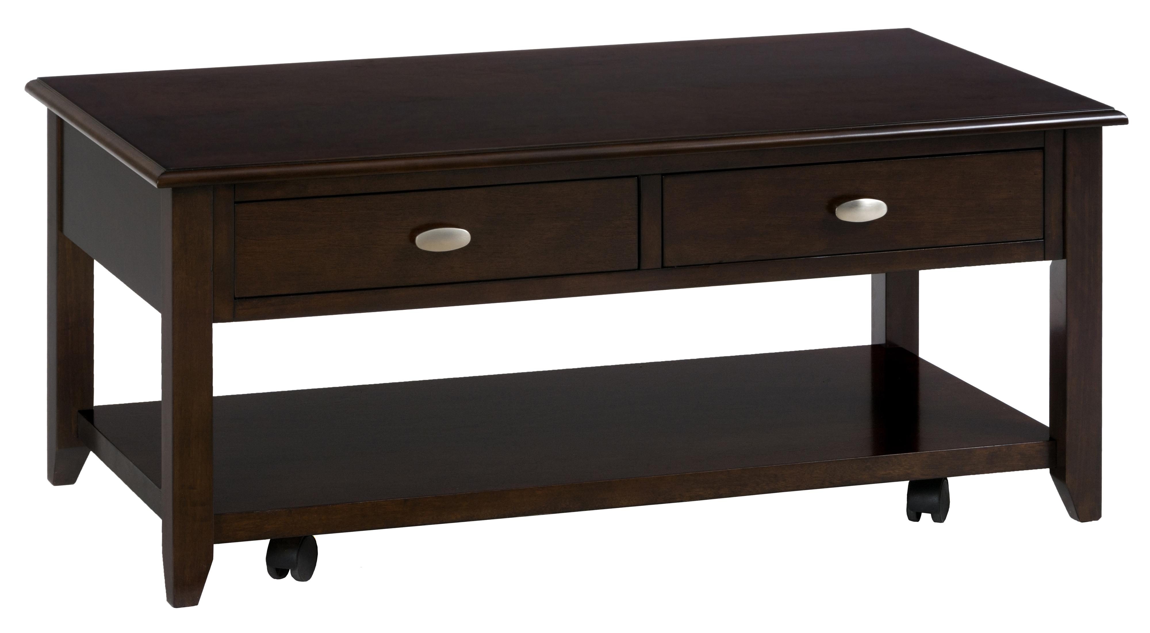 Jofran MerlotCastered Cocktail Table